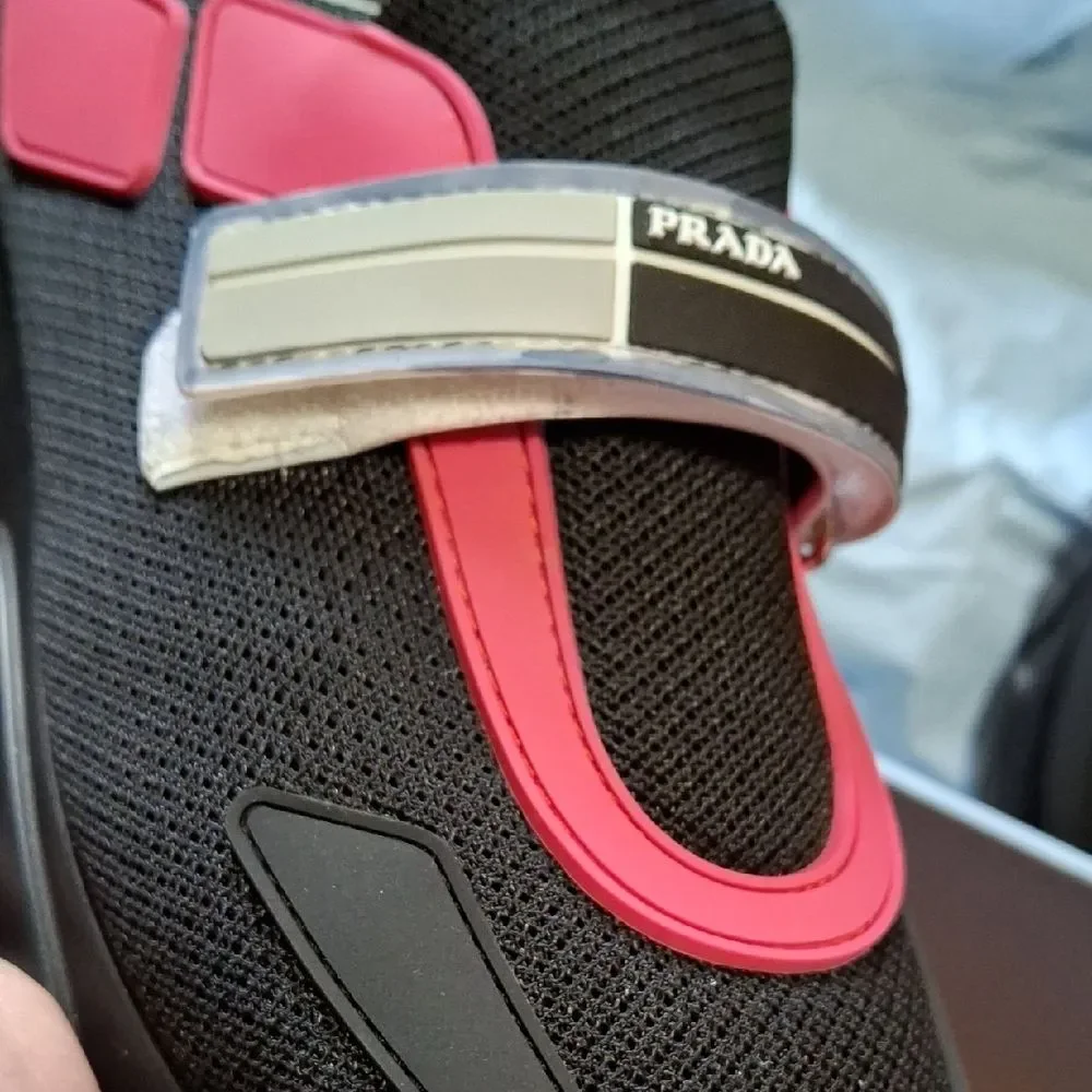 Prada Black and Pink Women's Shoes
